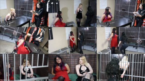 Prisonteens Claire and Nina with metal hand cuffs  – Working Girls Part 2 of 3 - Metal Bondage - Cuffs