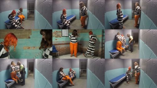 Prison bondage - Freshie and Scarlett  Dog thieves arrested and handcuffed wiht metal cuffs part 5 - Metal bondage