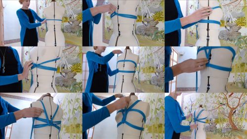 Tie the basic western-style chest harness - Foundational bit of bondage by Restrained Elegance – Tutorial: Basic Western-Style Chest Harness