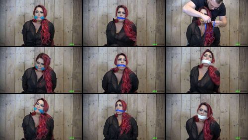 Time for a stuffed cleave gag for Rara – Multiple Gags Full 3 Gag Video HD - Gagattack