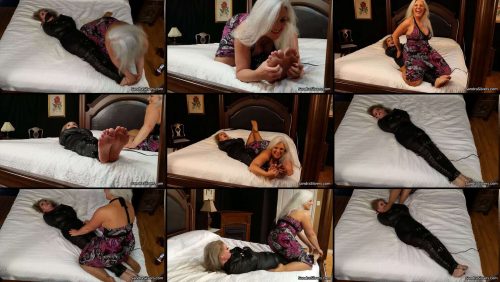 Sandra Silvers Tickles Leather - Bound Whitney Morgan - Leather Bondage - Orgasm Torture