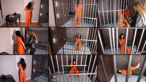 Shackles,jumpsuit, handcuffs for arrested Mackenzi - Mackenzi Busted Big TIme Part 3 - Handcuffs Bondage