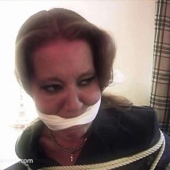 Clave gagged, bound and gagged Kristyna Dark: Out Of Sight Complete - Knottydamsels
