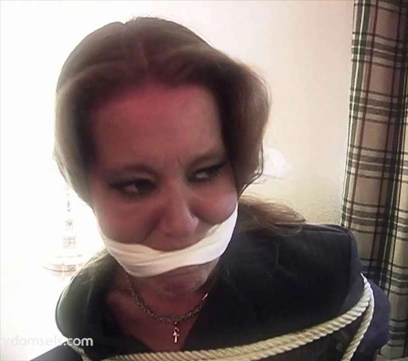 Clave gagged, bound and gagged Kristyna Dark: Out Of Sight Complete - Knottydamsels