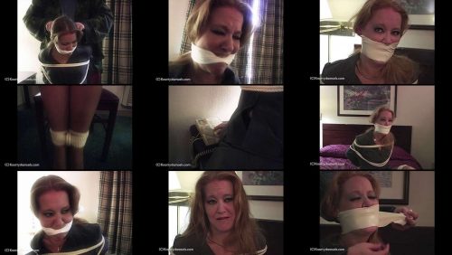 Clave gagged, bound and gagged Kristyna Dark: Out Of Sight Complete - Knottydamsels