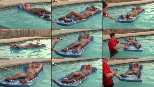 Rope Bondage - Dee Williams - In the Pool - Bondagecafe