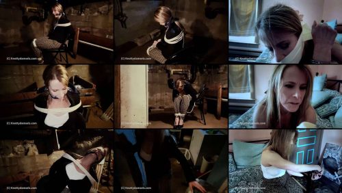Claire Irons: Caught Snooping Complete - Knottydamsels - Handcuffs, cleave gag,cuffs