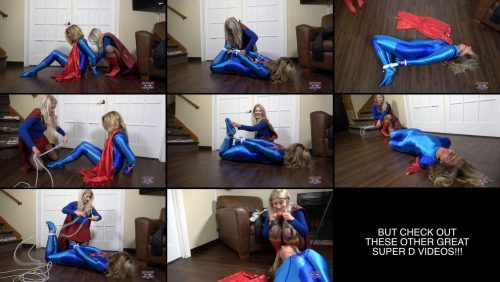 Rope Bondage - Super D Trying To Figure Out Her Powers - Bondage F/F