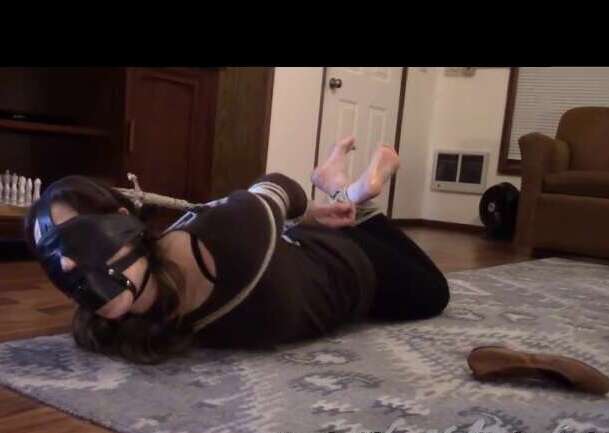 Submission in Ropes - Sydney Hale - Hogtied Gag to Ankles