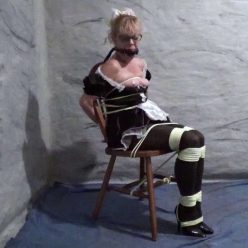 MILF Lynn Winters tied to a chair - Rope Bondage