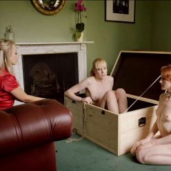 Female bondage - Sub in the Box - RestrainedElegance