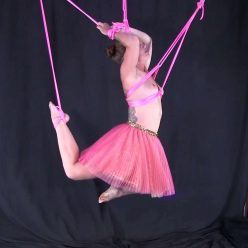 Fayth Gets Tied Ballerina Lesson - Suspension