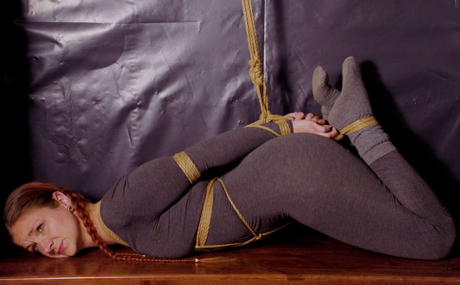Rachel Organa Rope Hogtie - Rope Bondage