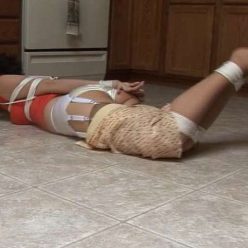Smart mouth bitch gets a gag stuffed in her mouth - Rope Bondage