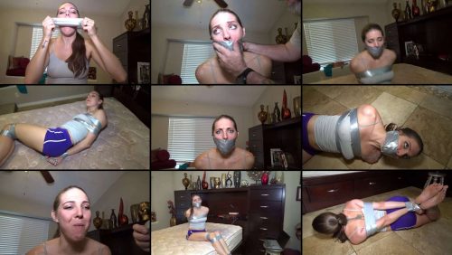 Sexy Sadie Webcam Model taped & Gagged Too Tight